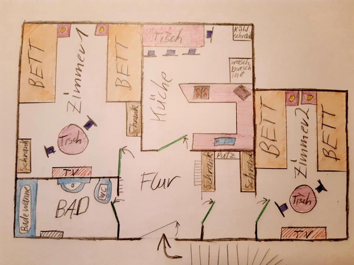 Ara Monteurzimmer Ferienwohnung Zentrumsnah Kesselsdorferstr Dresden Eksteriør billede